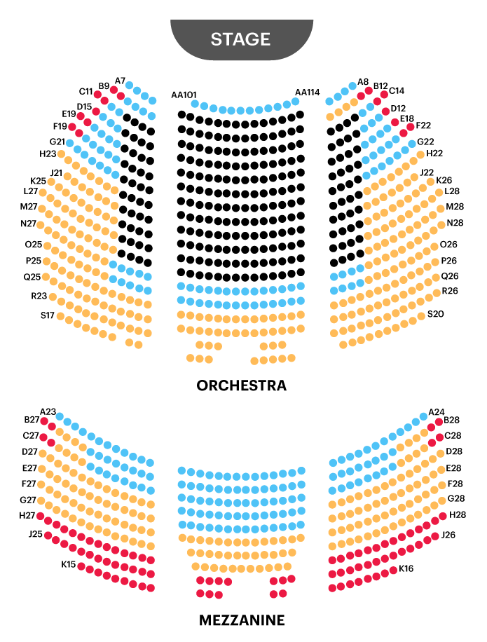 Richard rodgers theater map hot sale